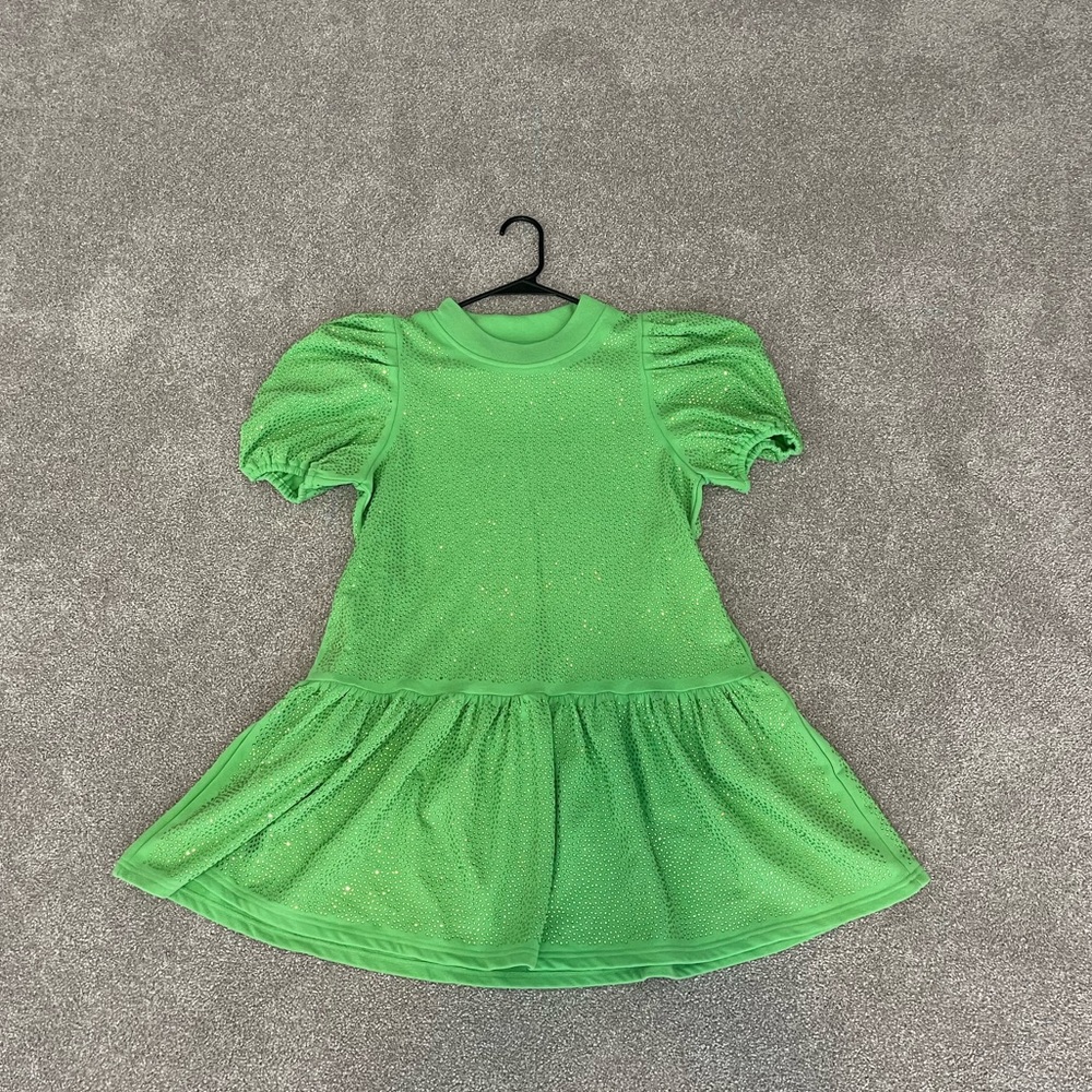 Queen of Sparkles green sparkly dress